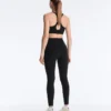 Compressive Leggings in Knöchellänge mit hoher Taille und Tasche Compressive Leggings in Knöchellänge mit hoher Taille und Tasche