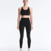 Compressive Leggings in Knöchellänge mit hoher Taille und Tasche Compressive Leggings in Knöchellänge mit hoher Taille und Tasche