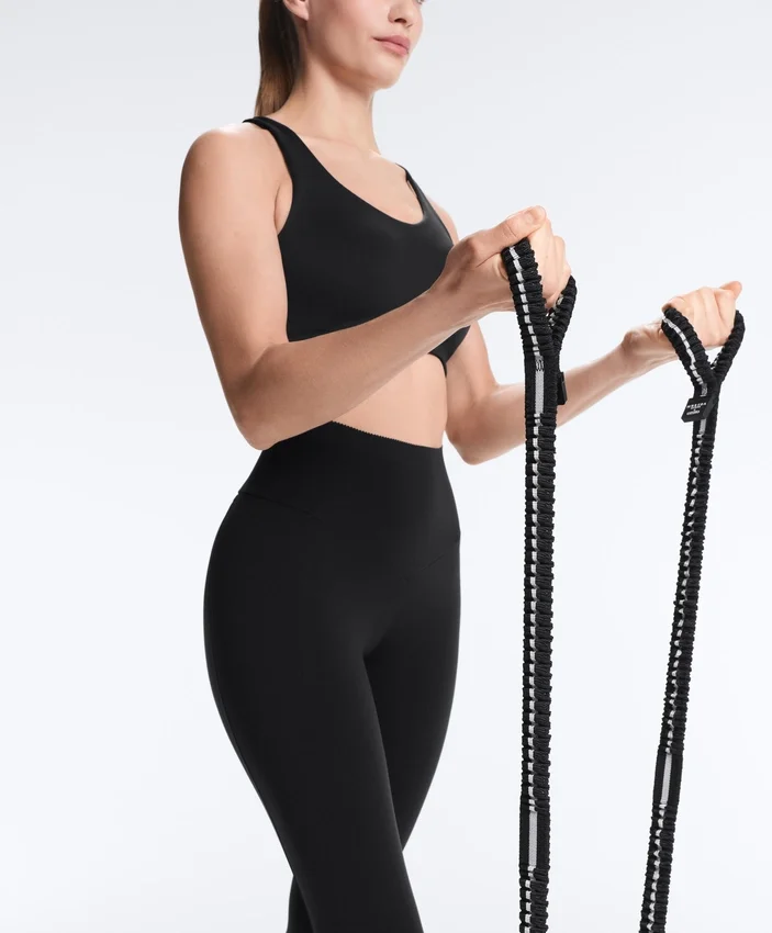 Compressive Leggings in Knöchellänge mit hoher Taille und Tasche Compressive Leggings in Knöchellänge mit hoher Taille und Tasche
