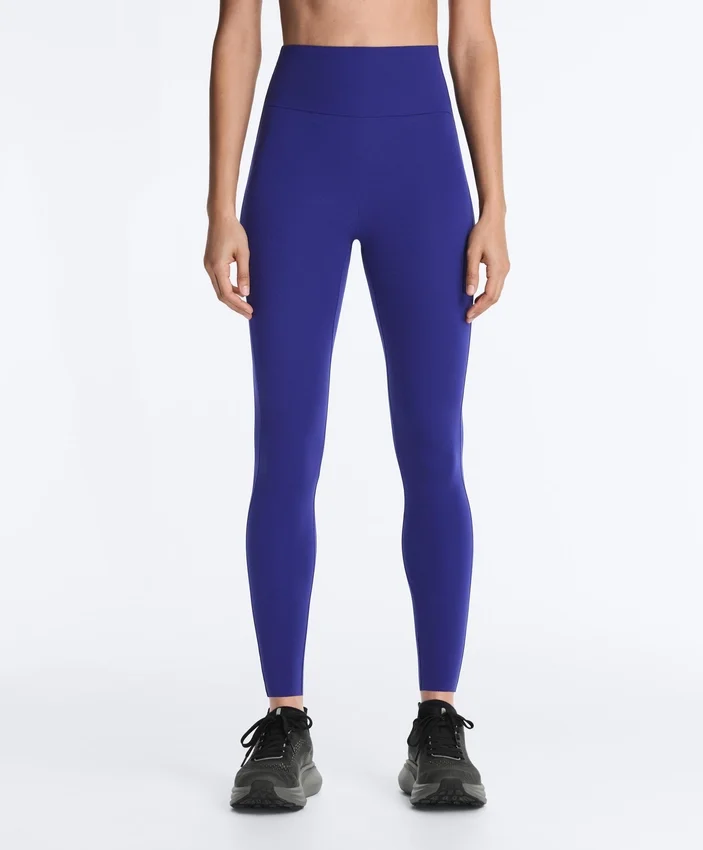 Compressive Leggings mit hoher Taille, reflektierenden Details und knöchellanger Passform Compressive Leggings mit hoher Taille, reflektierenden Details und knöchellanger Passform