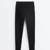 Compressive Leggings mit hoher Taille und Knöchellänge