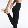 Compressive Leggings mit hoher Taille und Knöchellänge