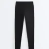 Compressive Leggings mit hoher Taille und Knöchellänge