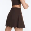Compressive-Shorts mit hoher Taille und Wellenmuster Compressive-Shorts mit hoher Taille und Wellenmuster