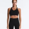 Compressive-Sport-BH mit gekreuztem Rücken und festem Halt Compressive-Sport-BH mit gekreuztem Rücken und festem Halt