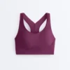 Compressive-Sport-BH mit mittlerem Halt und Cups