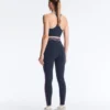 Compressive Sport-BH mit mittlerer Stützkraft und Gummikörbchen Compressive Sport-BH mit mittlerer Stützkraft und Gummikörbchen
