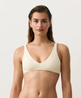 Crinkle-Halter-Bikini