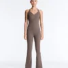 Crossover Comfortlux langer, ausgestellter Jumpsuit