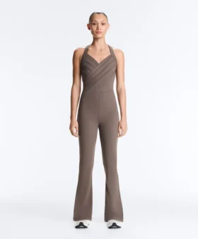 Crossover Comfortlux langer, ausgestellter Jumpsuit