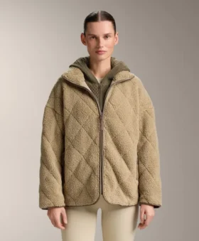 Diamantgesteppte Jacke aus Lammfell