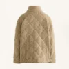 Diamantgesteppte Jacke aus Lammfell Diamantgesteppte Jacke aus Lammfell