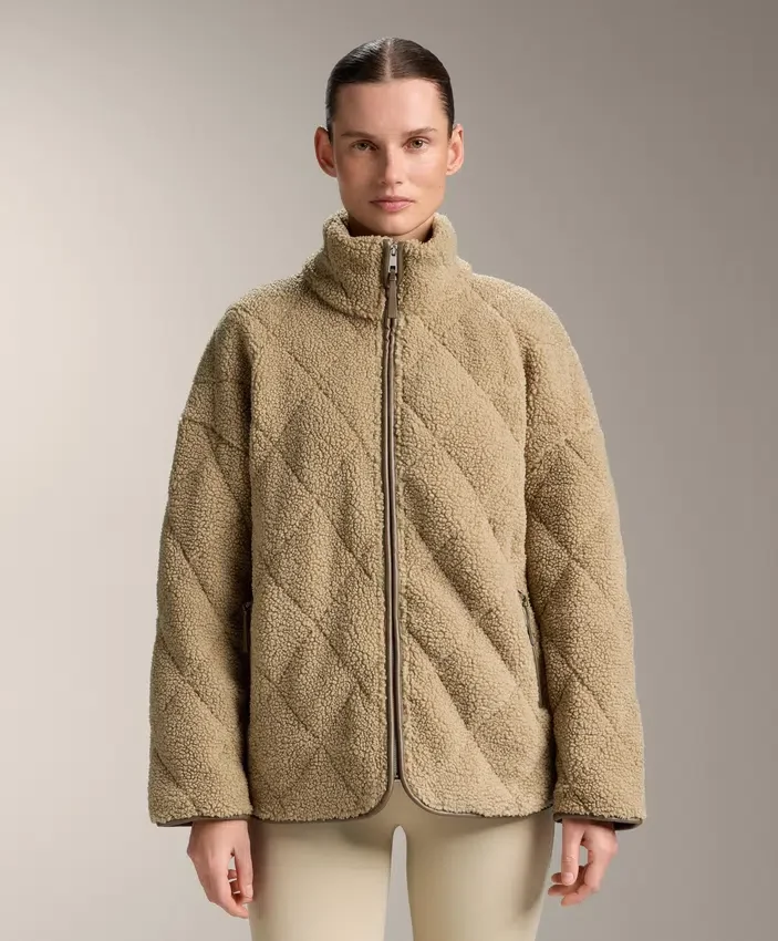 Diamantgesteppte Jacke aus Lammfell Diamantgesteppte Jacke aus Lammfell