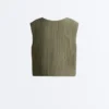 Dünne, wattierte Nylon-Weste Dünne, wattierte Nylon-Weste
