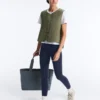 Dünne, wattierte Nylon-Weste Dünne, wattierte Nylon-Weste