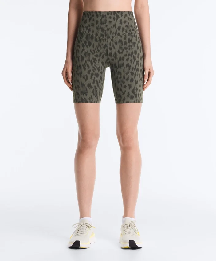 Evermove High-Rise 20 cm Radler-Leggings mit Leopardenmuster Evermove High-Rise 20 cm Radler-Leggings mit Leopardenmuster