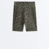 Evermove High-Rise 20 cm Radler-Leggings mit Leopardenmuster Evermove High-Rise 20 cm Radler-Leggings mit Leopardenmuster