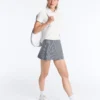 Evermove High Rise Striped Shorts Evermove High Rise Striped Shorts
