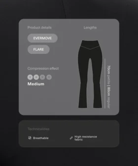 Evermove-Hose mit hoher Taille und ausgestelltem Bein