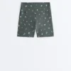 Evermove Hotpants mit hoher Taille (10 cm) und Blumenprint Evermove Hotpants mit hoher Taille (10 cm) und Blumenprint