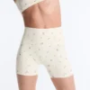Evermove Hotpants mit hoher Taille (10 cm) und Blumenprint Evermove Hotpants mit hoher Taille (10 cm) und Blumenprint
