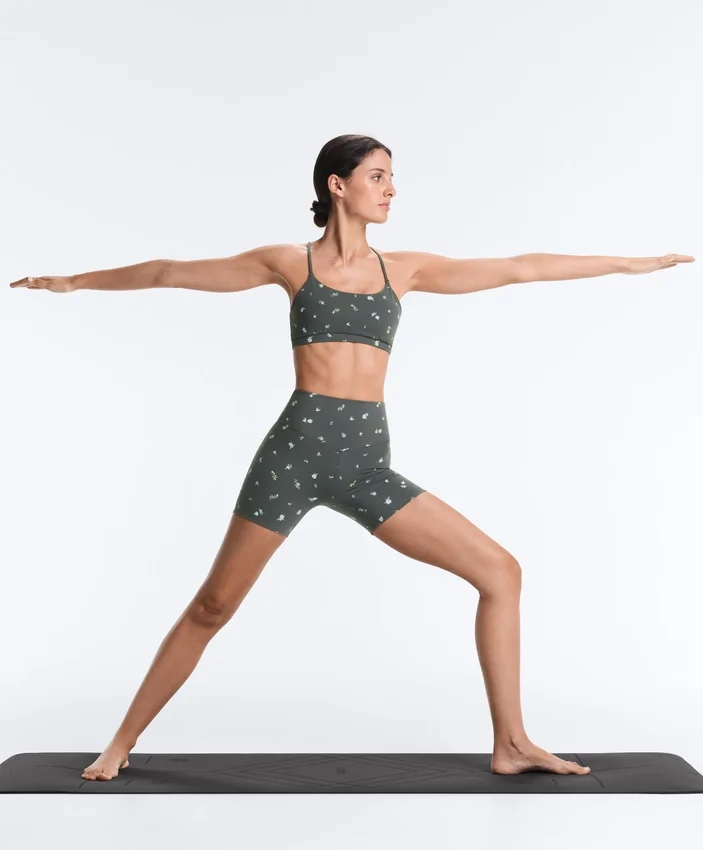 Evermove Sport-BH mit leichtem Halt und Blumenmuster Evermove Sport-BH mit leichtem Halt und Blumenmuster