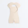 Evermove-Jumpsuit mit quadratischem Ausschnitt an den Shorts