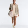 Evermove-Jumpsuit mit quadratischem Ausschnitt an den Shorts