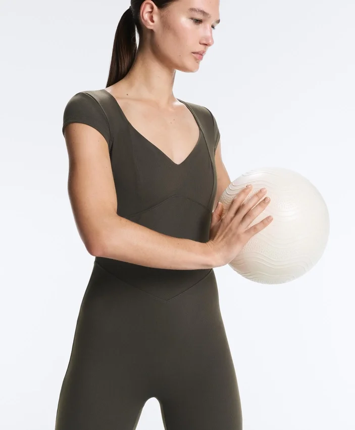 Evermove Kurzarm-Jumpsuit Evermove Kurzarm-Jumpsuit