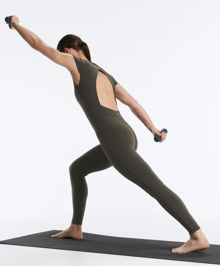 Evermove Kurzarm-Jumpsuit Evermove Kurzarm-Jumpsuit