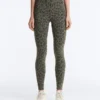 Evermove Leggings mit Leopardenmuster, hoher Taille und knöchellanger Passform Evermove Leggings mit Leopardenmuster, hoher Taille und knöchellanger Passform