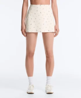 Evermove Short mit Blumenmuster und hoher Taille
