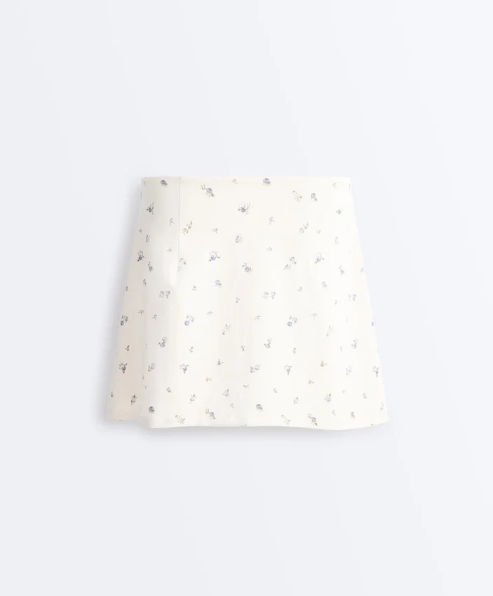Evermove Short mit Blumenmuster und hoher Taille Evermove Short mit Blumenmuster und hoher Taille