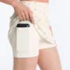 Evermove Short mit Blumenmuster und hoher Taille Evermove Short mit Blumenmuster und hoher Taille