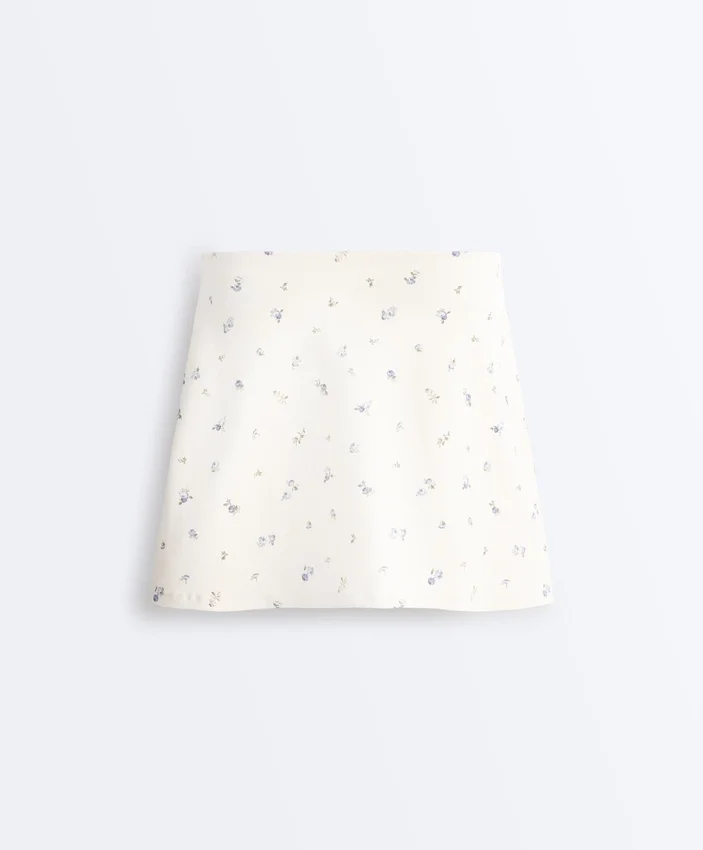 Evermove Short mit Blumenmuster und hoher Taille Evermove Short mit Blumenmuster und hoher Taille