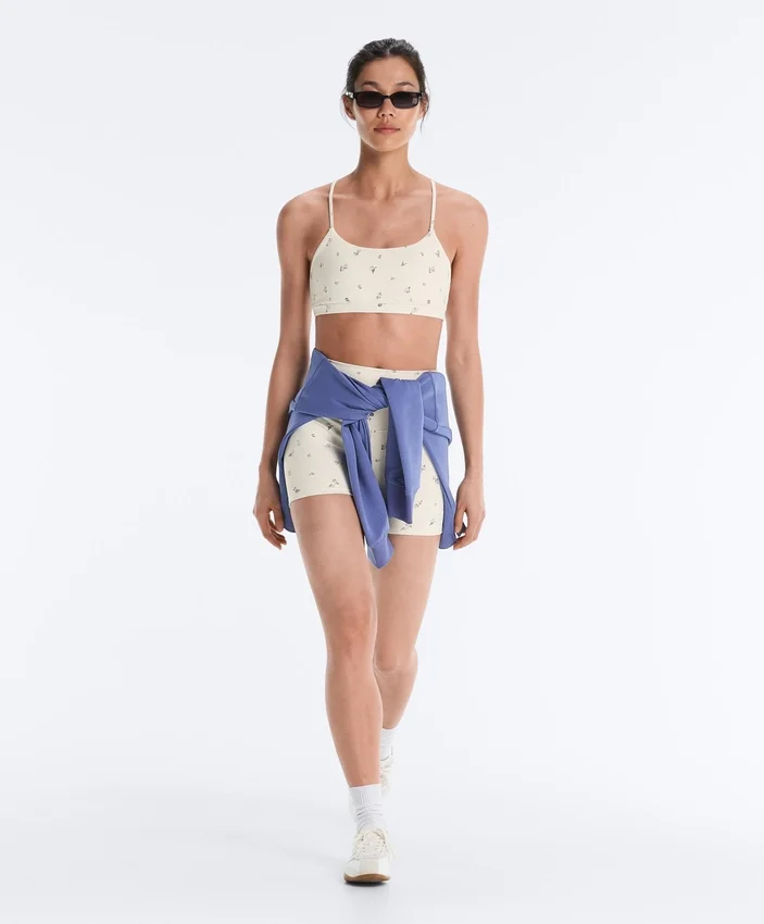 Evermove Sport-BH mit leichtem Halt und Blumenmuster Evermove Sport-BH mit leichtem Halt und Blumenmuster