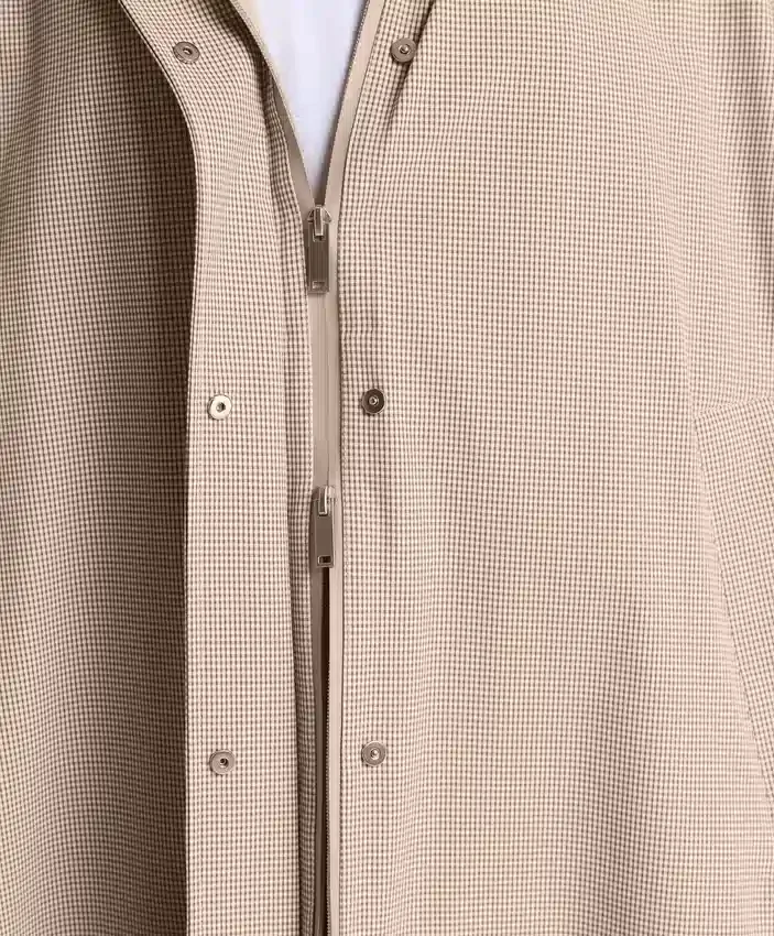 Extra leichte, wasserdichte 10K-Gingham-Jacke Extra leichte, wasserdichte 10K-Gingham-Jacke