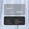 Extra leichte, wasserdichte 10K-Streifenjacke Extra leichte, wasserdichte 10K-Streifenjacke