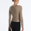 Feinstrick-Pullover mit Rippbündchen Feinstrick-Pullover mit Rippbündchen