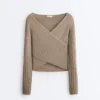 Feinstrick-Pullover mit Rippbündchen Feinstrick-Pullover mit Rippbündchen