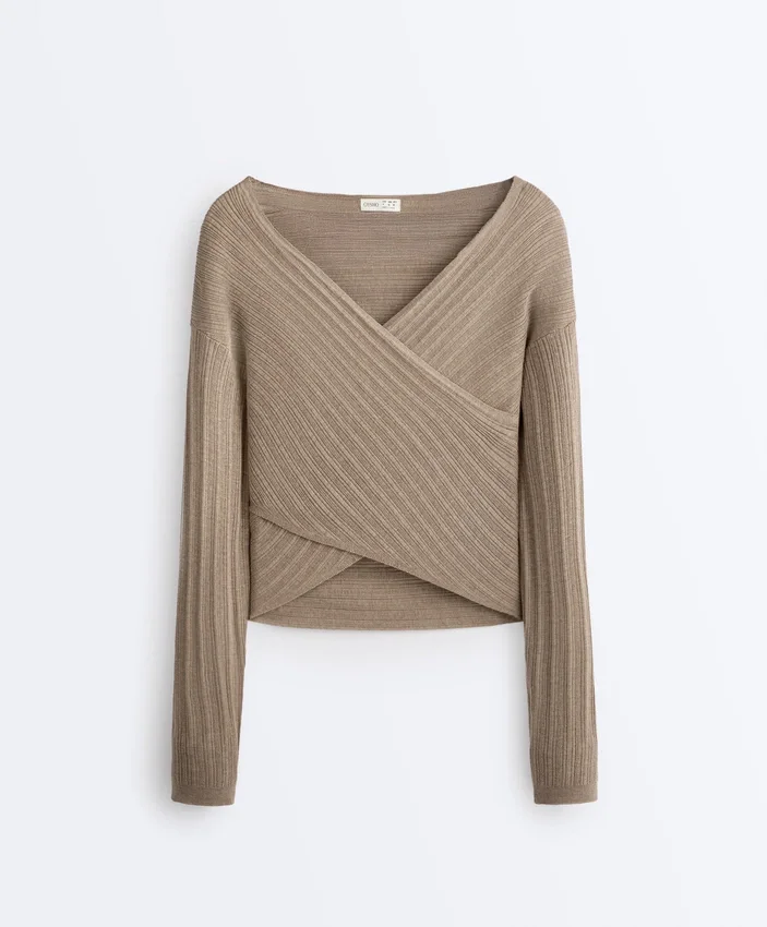 Feinstrick-Pullover mit Rippbündchen Feinstrick-Pullover mit Rippbündchen