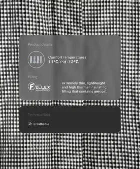 Fellex® Aerogel Gingham Jacke
