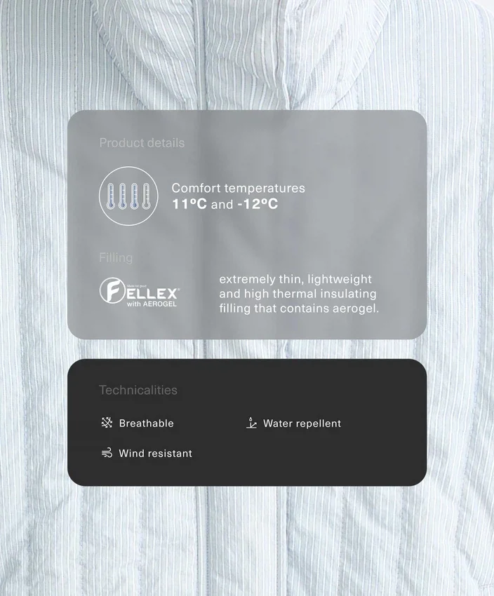 Fellex® Aerogel kurze Steppjacke Fellex® Aerogel kurze Steppjacke