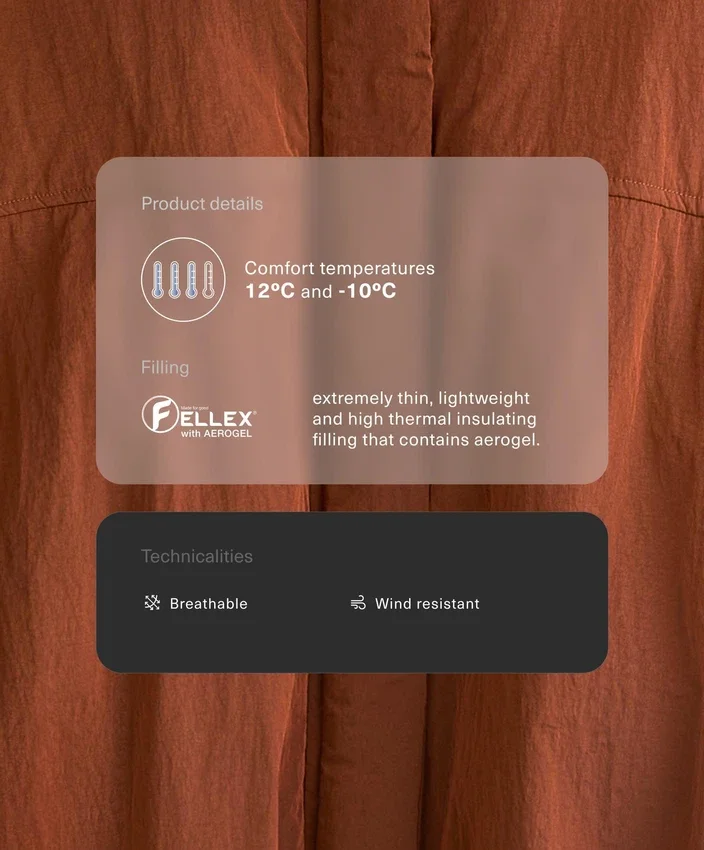 Fellex® Aerogel kurze Steppjacke Fellex® Aerogel kurze Steppjacke