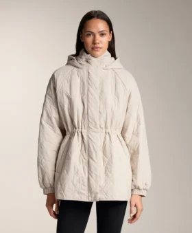 Fellex® Aerogel Lange Jacke mit Steppung