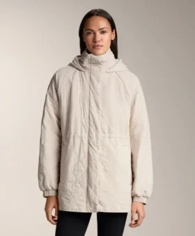 Fellex® Aerogel Lange Jacke mit Steppung