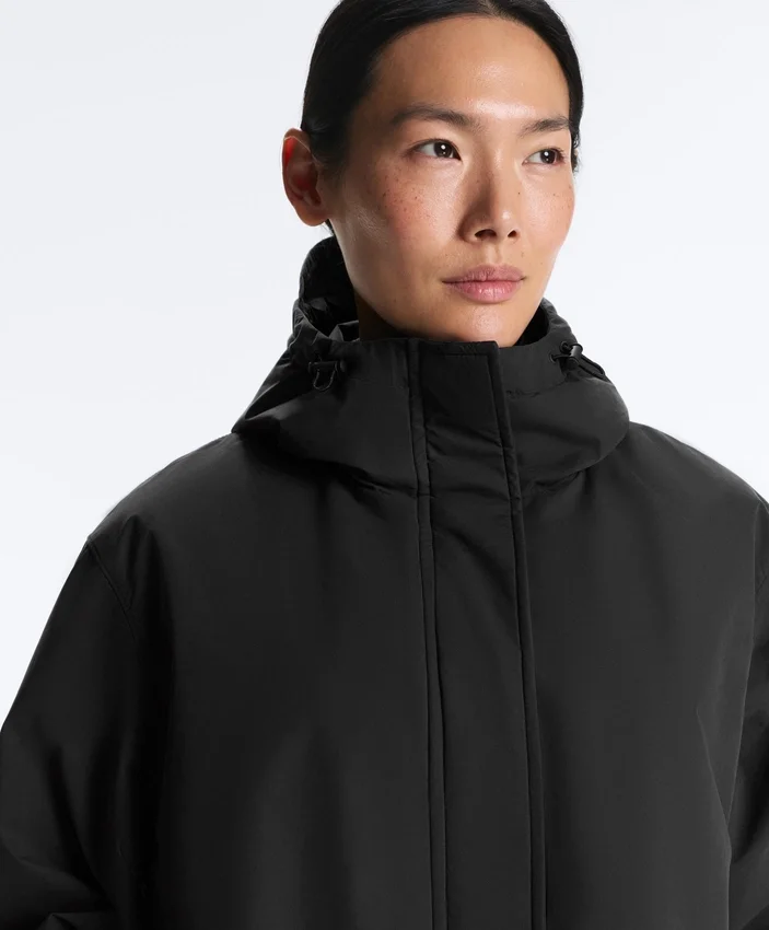 Fellex® mit Aerogel 10K – wasserdichte, lange, gefütterte Jacke Fellex® mit Aerogel 10K – wasserdichte, lange, gefütterte Jacke