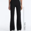 Flare-Hose mit hoher Taille im Neopren-Look Flare-Hose mit hoher Taille im Neopren-Look