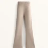 Flare-Strickhose