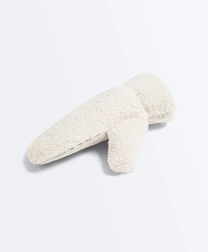 Fäustlinge aus Kunstlammfell mit Kordel Fäustlinge aus Kunstlammfell mit Kordel